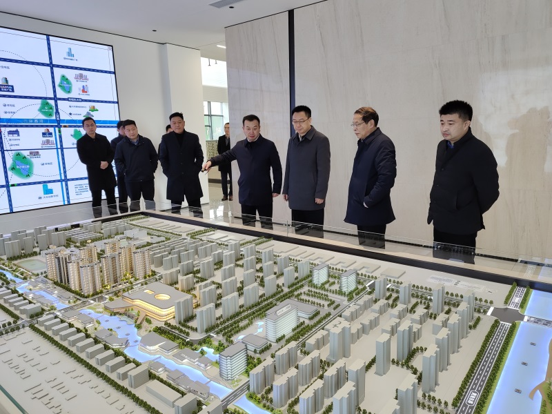 戴勇區(qū)長調(diào)研新民河產(chǎn)城融合項(xiàng)目